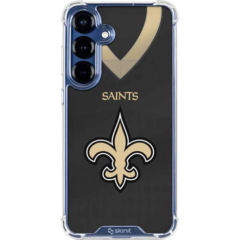 NFL New Orleans Saints Team Jersey Galaxy S25 Clear Case