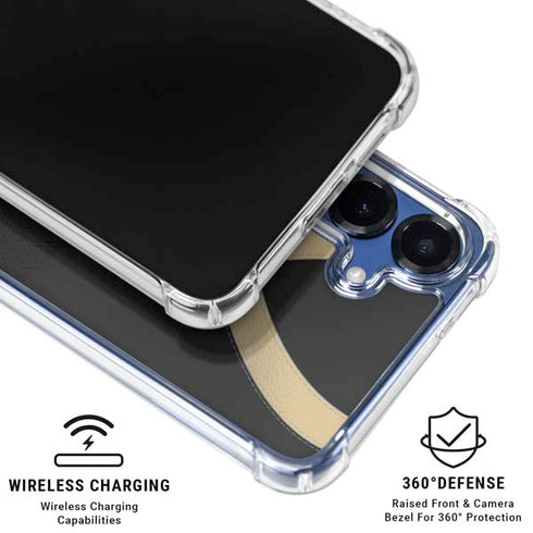 NFL New Orleans Saints Team Jersey Galaxy S25 Clear Case