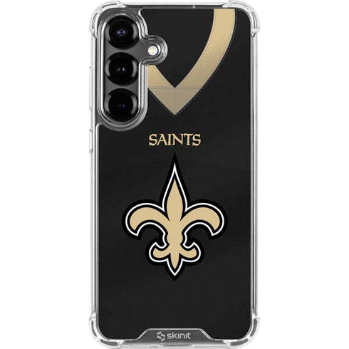 NFL New Orleans Saints Team Jersey Galaxy S26 Clear Case