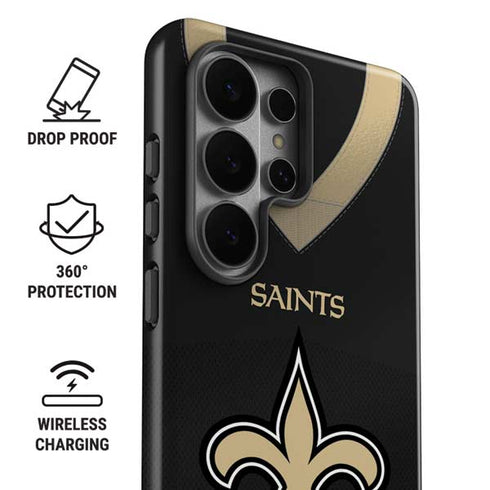 NFL New Orleans Saints Team Jersey Galaxy S26 Ultra Impact Case