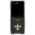 NFL New Orleans Saints Team Jersey Galaxy Z Flip6 Clear Case