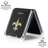 NFL New Orleans Saints Team Jersey Galaxy Z Flip6 Clear Case