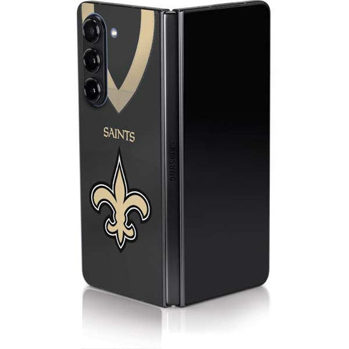 NFL New Orleans Saints Team Jersey Galaxy Z Fold5 5G Skin
