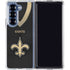NFL New Orleans Saints Team Jersey Galaxy Z Fold6 Clear Case