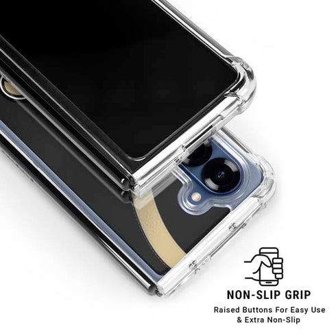 NFL New Orleans Saints Team Jersey Galaxy Z Fold6 Clear Case