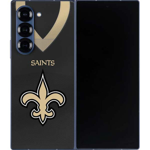 NFL New Orleans Saints Team Jersey Galaxy Z Fold6 Skin