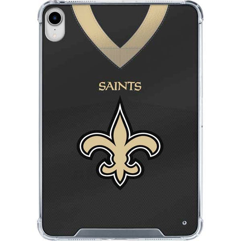 NFL New Orleans Saints Team Jersey iPad 11th Gen (2025) Clear Case