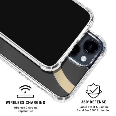 NFL New Orleans Saints Team Jersey iPhone 15 Clear Case