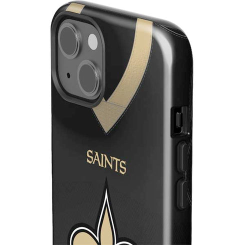NFL New Orleans Saints Team Jersey iPhone 15 Impact Case