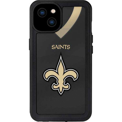 NFL New Orleans Saints Team Jersey iPhone 15 Plus Waterproof Case