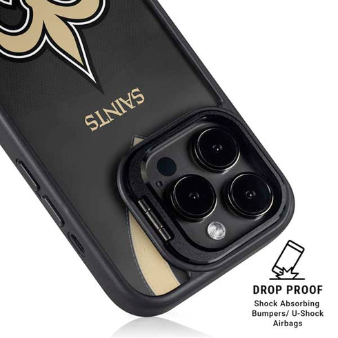 NFL New Orleans Saints Team Jersey iPhone 15 Pro Max Kickstand Case