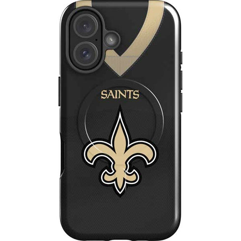 NFL New Orleans Saints Team Jersey iPhone 16 Magsafe Impact Case