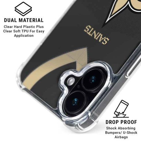 NFL New Orleans Saints Team Jersey iPhone 16 Plus MagSafe Case