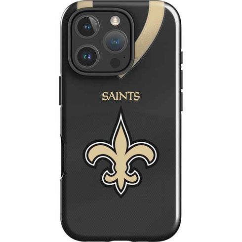 NFL New Orleans Saints Team Jersey iPhone 16 Pro Impact Case
