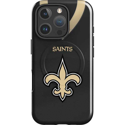 NFL New Orleans Saints Team Jersey iPhone 16 Pro Max Magsafe Impact Case