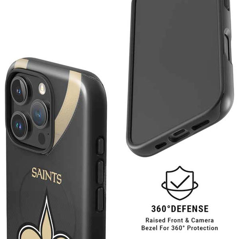 NFL New Orleans Saints Team Jersey iPhone 16 Pro Max Magsafe Impact Case