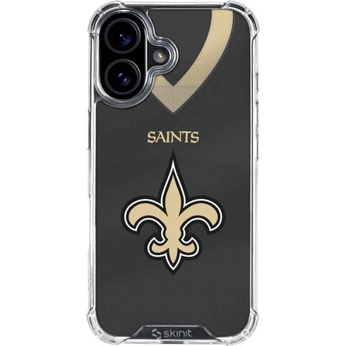 NFL New Orleans Saints Team Jersey iPhone 17 Clear Case
