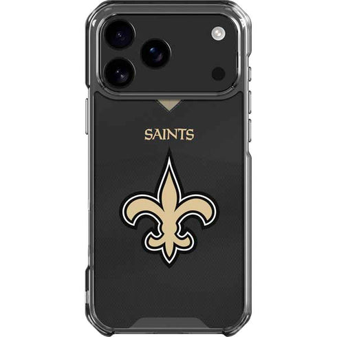 NFL New Orleans Saints Team Jersey iPhone 18 Pro Max Clear Case