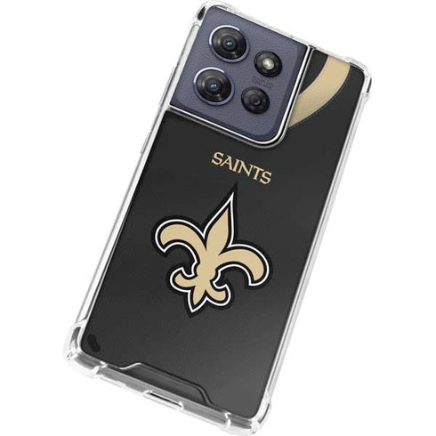 NFL New Orleans Saints Team Jersey Moto G 5G (2025) Clear Case