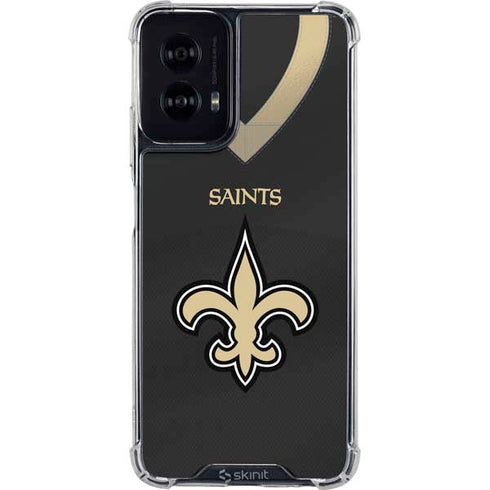 NFL New Orleans Saints Team Jersey Moto G Power 5G (2024) Clear Case