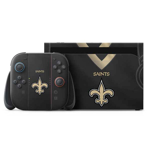 NFL New Orleans Saints Team Jersey Nintendo Skins