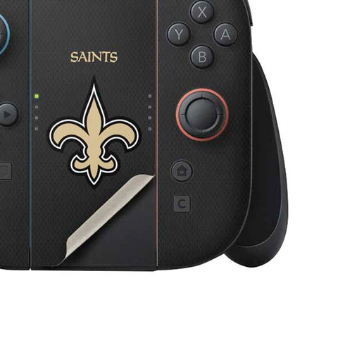 NFL New Orleans Saints Team Jersey Nintendo Switch 2 (2025) Joy-Con Controller Skin
