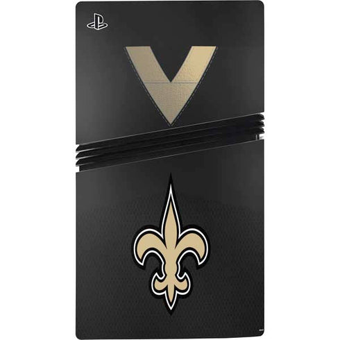 NFL New Orleans Saints Team Jersey PS5 Pro Console Skin