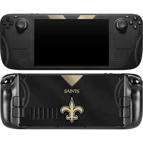 NFL New Orleans Saints Team Jersey Steam Deck Handheld Gaming Computer OLED Skin