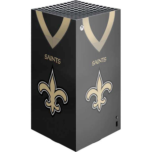 NFL New Orleans Saints Team Jersey XBox Series X Digital Edition Console Skin
