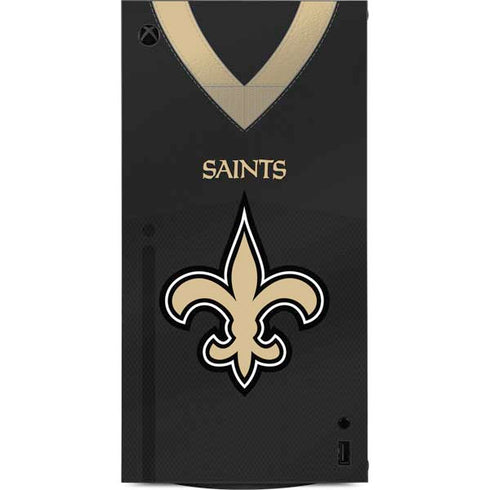 NFL New Orleans Saints Team Jersey XBox Series X Digital Edition Console Skin