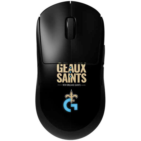 NFL New Orleans Saints Team Motto G Pro Wireless Gaming Mouse Skin