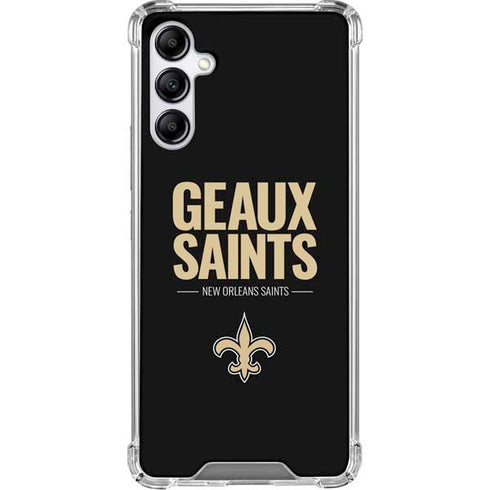 NFL New Orleans Saints Team Motto Gabb Phone 4 Clear Case