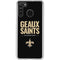 NFL New Orleans Saints Team Motto Galaxy A21 Clear Case