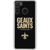 NFL New Orleans Saints Team Motto Galaxy A21 Clear Case