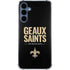 NFL New Orleans Saints Team Motto Galaxy A35 5G Clear Case