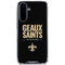 NFL New Orleans Saints Team Motto Galaxy A36 5G Clear Case