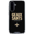 NFL New Orleans Saints Team Motto Galaxy A36 5G Clear Case