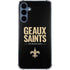 NFL New Orleans Saints Team Motto Galaxy A55 5G Clear Case