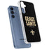 NFL New Orleans Saints Team Motto Galaxy A55 5G Clear Case