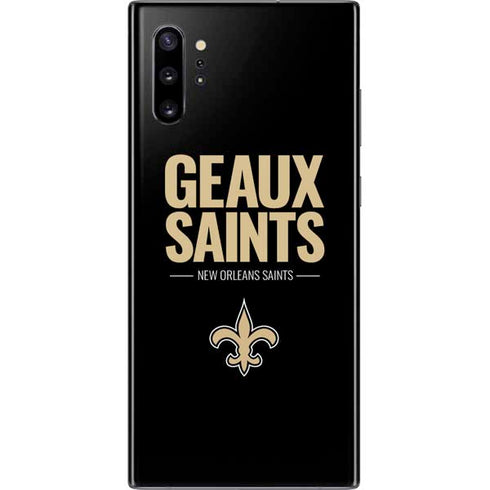NFL New Orleans Saints Team Motto Galaxy Note 10 Plus Skin