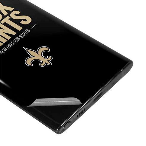 NFL New Orleans Saints Team Motto Galaxy Note 10 Plus Skin
