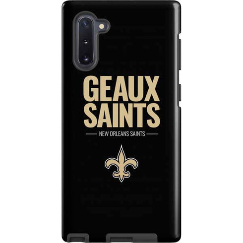 NFL New Orleans Saints Team Motto Galaxy Cases