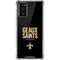 NFL New Orleans Saints Team Motto Galaxy Note20 5G Clear Case