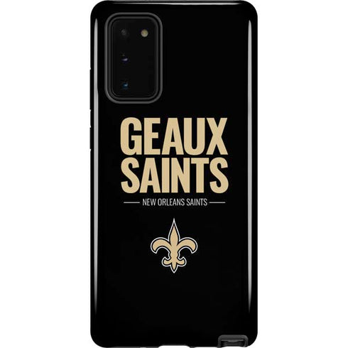 NFL New Orleans Saints Team Motto Galaxy Note20 5G Pro Case