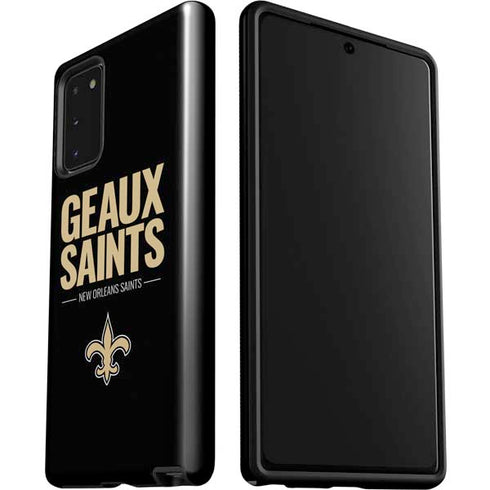NFL New Orleans Saints Team Motto Galaxy Note20 5G Pro Case