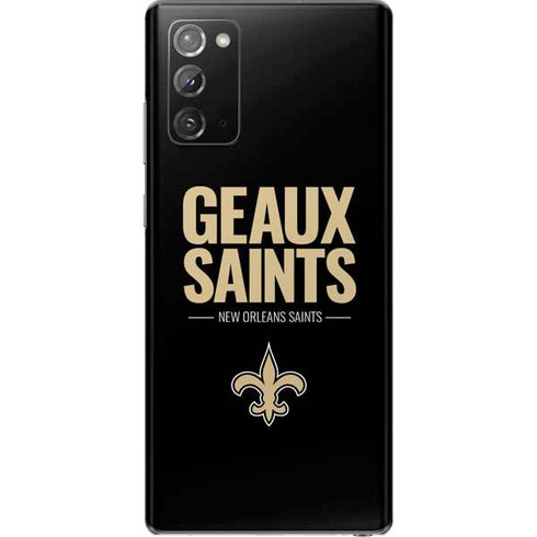 NFL New Orleans Saints Team Motto Galaxy Note20 5G Skin