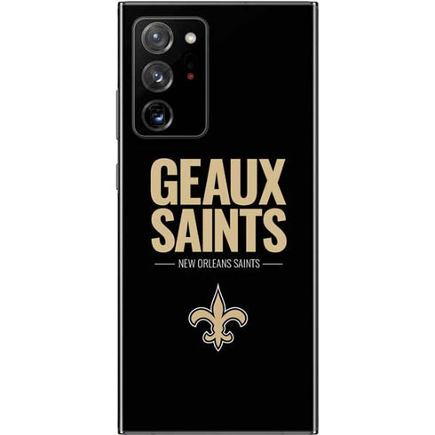 NFL New Orleans Saints Team Motto Galaxy Note20 Ultra 5G Skin