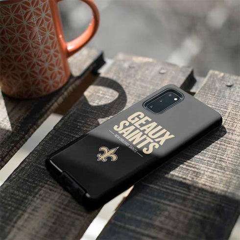 NFL New Orleans Saints Team Motto Galaxy S20 Pro Case