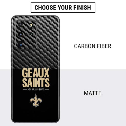 NFL New Orleans Saints Team Motto Galaxy S20 Ultra 5G Skin