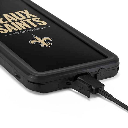 NFL New Orleans Saints Team Motto Galaxy S20 Waterproof Case